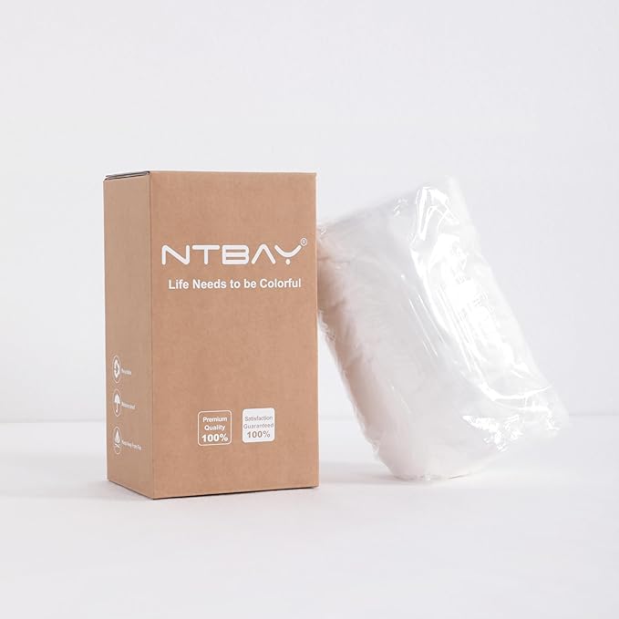 NTBAY 2 Pack Muslin Cotton Crib Sheets, Soft and Breathable Double Layer 28x52 Baby Crib Sheets for Standard Crib and Toddler Mattresses, Boys, Girls, Unisex, Khaki, 28x52 Inches