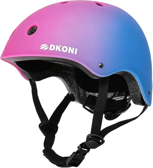 Kids Bike Helmet, Adjustable and Multi-Sport, from Toddler to Youth, 3 Sizes