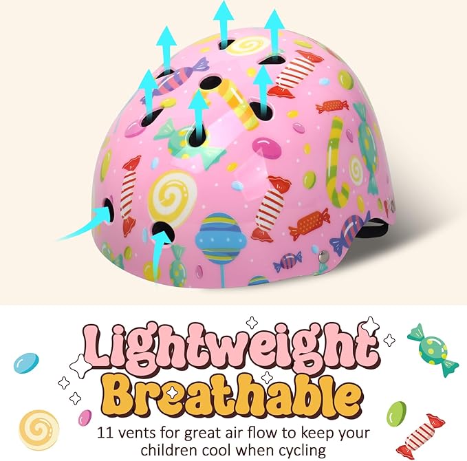 Toddler Kids Bike Helmet,Adjustable for Child Boys Girls,Multi-Sport & Ventilation for Bicycle Scooter Skateboard Skate