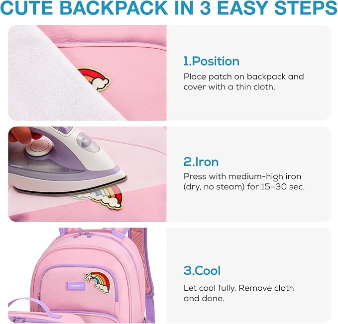 mommore Kids Backpack for Boys Girls Preschool Kindergarten Backpacks Lightweight Elementary School Bookbag with Lunch Box