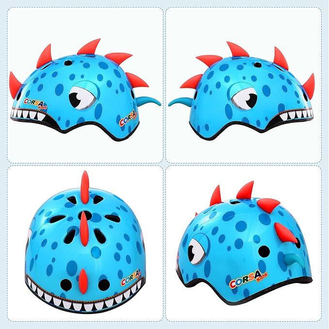 Toddler Helmets 2-4 Years, Lightweight Kids Bike Helmet for Year Boys Girls Multi-Sport Protection with 11 Vents, Child Toddler Bike Helmet for Bicycle Skateboard Scooter Roller