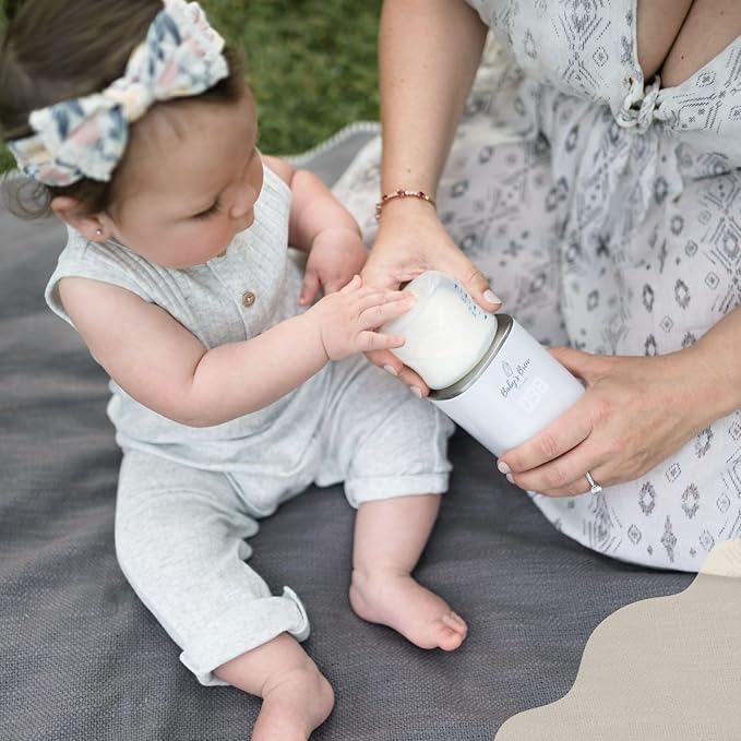 Baby’s Brew Superfast Baby Bottle Warmer – Portable, Travel-Friendly & Outdoor Warmer for On-The-Go Use – Warms Breast Milk, Formula & Water – BPA-Free | Only Warmer | Bottle Adapter Not Included