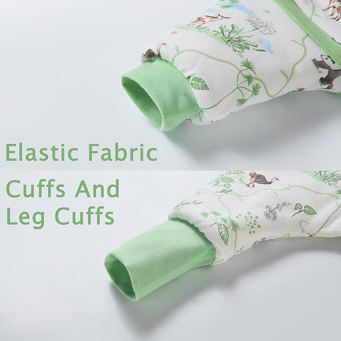 2.5 Tog Winter Sleep Sack with Feet for Baby/Toddler, Sleeping Bag with Legs & Detachable Sleeves