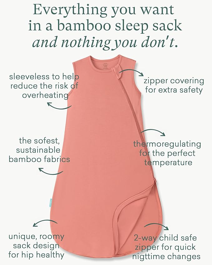 PurComfy Extra-Long Toddler Sleep Sack, Premium Bamboo Viscose Summer Sleeping Bag Supersoft 0.5 TOG Wearable Blanket 3T-4T-5T