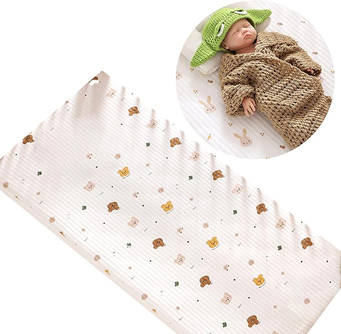 Baby Fitted Crib Sheet Mattress Protectors Infant Bed Protective Sleeve Boys Girl Bedding Stuff Essential