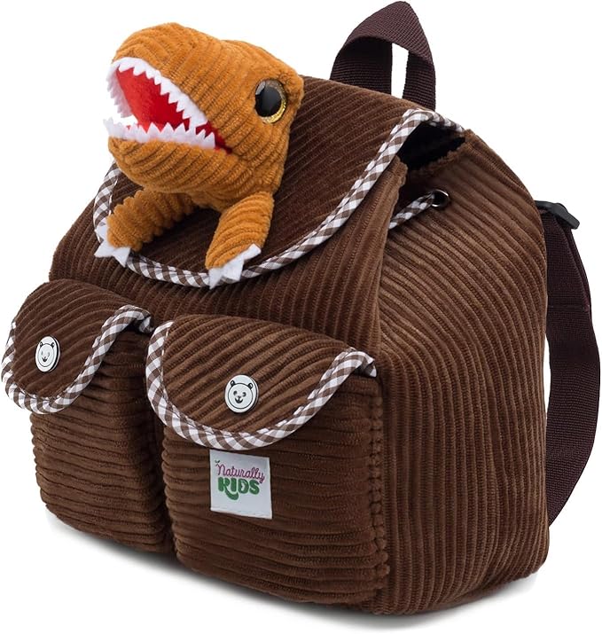 Dinosaur Mini Backpack for Kids, Mini Backpack for Toddler Girls, Gift for 2 3 4 5 Year Old Girl Boy