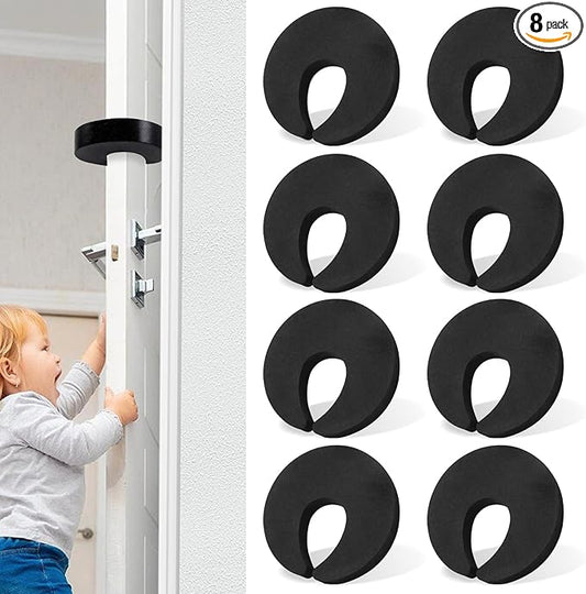 8 Pcs Premium Door Pinch Guard - Door Finger Pinch Guard & Foam Door Stopper, Child & Pet Safe Anti-Slam for Home