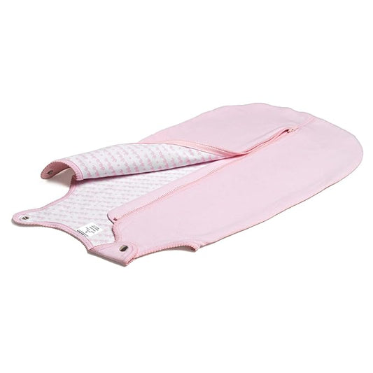 Baby Deedee Sleep Nest Lite, Sleeping Bag Sack - Pink Stripe, S (0-6 Months)
