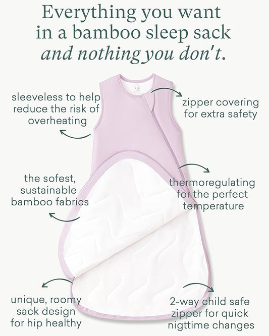 PurComfy Extra-Long Toddler Sleep Sack, Premium Bamboo Viscose Winter Sleeping Bag Supersoft 2.5 TOG Heavy Wearable Blanket 3T-4T-5T