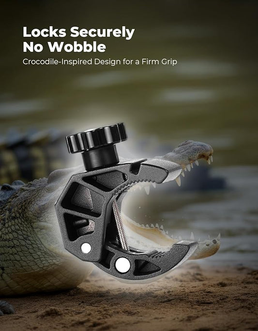 KEMIMOTO Motorcycle Cup Holder, Oxford Fabric Motorcycle Drink Holder with 0.6"-1.5" Alligator Clamp, Universal Water Bottle Cup Accessories for Bike, ATV/UTV, Scooter, Boat, Walker, Army Green