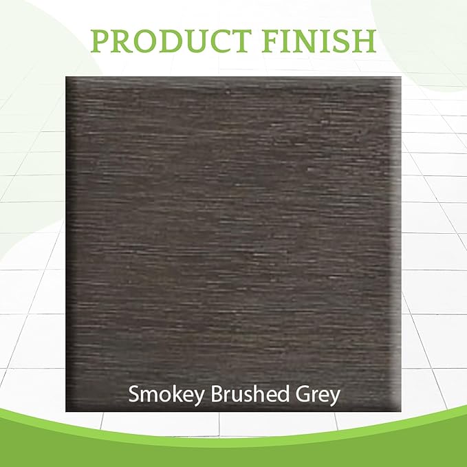Full-Size Conversion Kit Bed Rails for Evolur Cribs - Solid Wood Crib Convertible Kit to Kids Bed - Transitional Style Rails & Easy-to-Install Child Essentials for Safety (Smokey Brushed Grey)