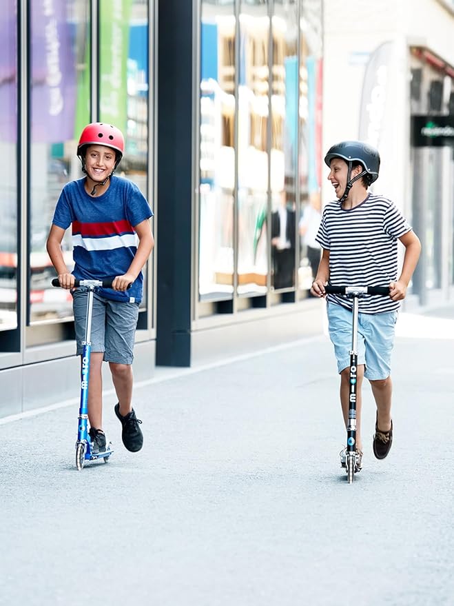 Micro Kickboard | Sprite LED | 2 Wheeled | Fold-to-Carry | Lightweight Swiss-Designed Micro Scooter | Light-Up Wheels| Children and Teens, Ages 6+