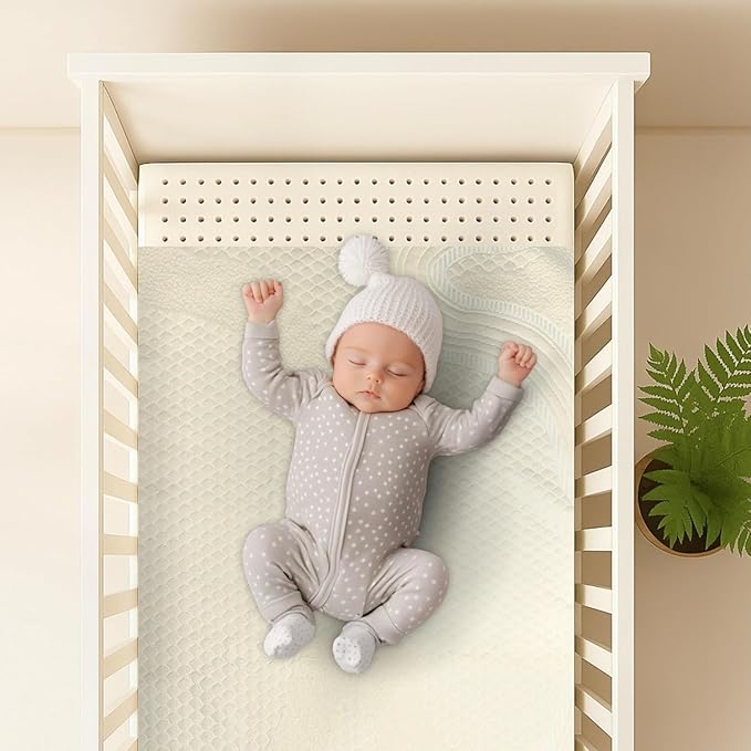 ORGANIC TEXTILES Organic Baby Mattress Topper with Organic Cotton Cover - GOLS/GOTS Certified - Breathable - 2" Mini Sleeper (31"x18")