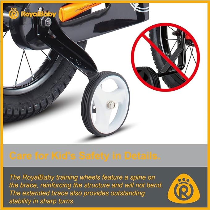 RoyalBaby Kids Bike Freestyle Classic & EZ Balance Pedal Switchable Bicycle, 12 14 16 18 Inch, 3-10 Years Toddler to Big Kids