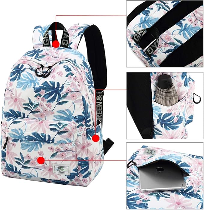 mygreen Kids Backpack, Kawaii Girls Backpack for School