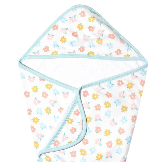 Copper Pearl Hooded Bath Towels Premium Knit/Terry Cloth Baby Towels with Hood, Pockets, and Cool Designs - Great to Gift and Make Bath Time Fun - Baby Bath Towel, Daisy