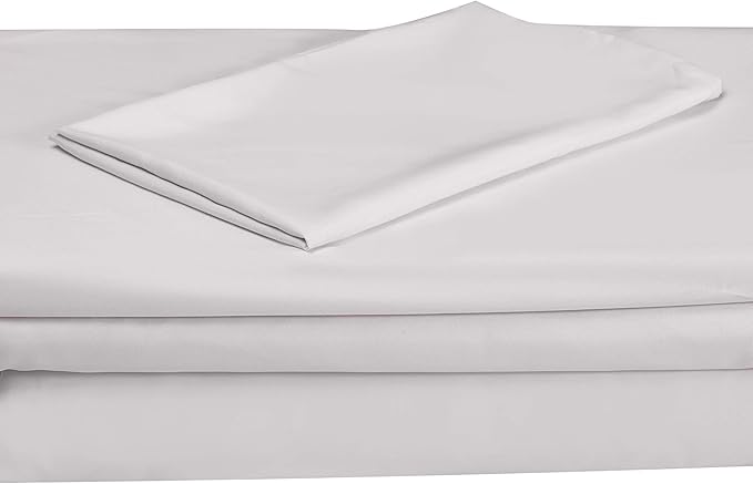 EVERYDAY KIDS 4 Piece Toddler Bedding Set - Includes Comforter, Flat Sheet, Fitted Sheet and Pillowcase - Solid Grey