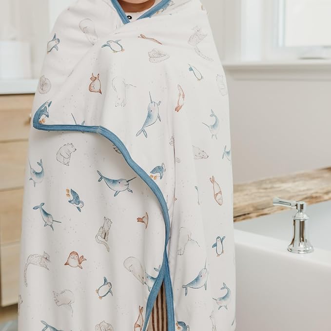 Arctic Wonder Premium Big Kid Hooded Towel