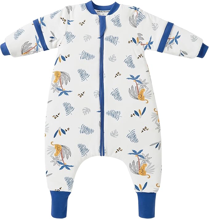 2.5 Tog Winter Sleep Sack with Feet for Baby/Toddler, Sleeping Bag with Legs & Detachable Sleeves