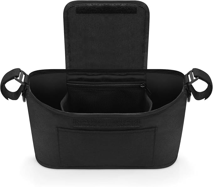 Accmor Universal Stroller Organizer, Stroller Bag Caddy Organizer, Stroller Organizer Accessories for Uppababy, Baby Jogger, Nuna, Doona, Britax Strollers