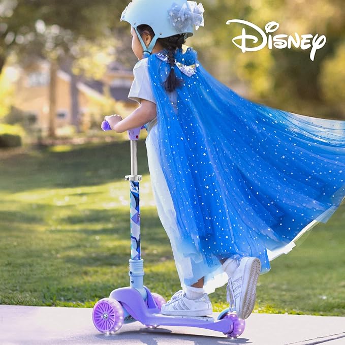 Jetson Character Kids Kick Scooter, LED Lights on Stem & Light-Up Wheels, Lightweight Frame, Height-Adjustable Handlebar, Lean-to-Steer System, Easy-Fold Mechanism