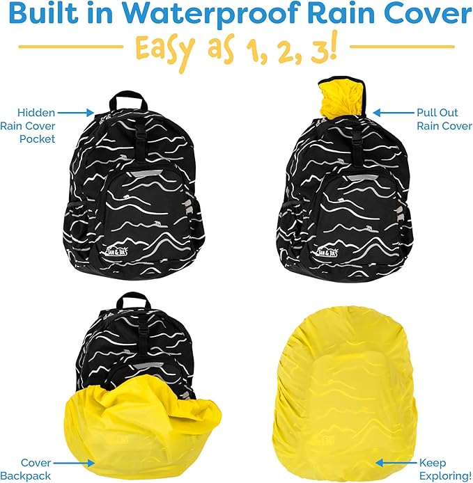 JAN & JUL Little Xplorers Kids' Backpack (Bear Mountain, One Size)