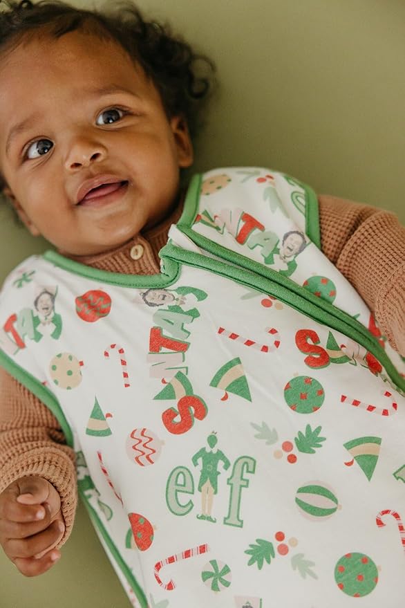Copper Pearl Sleep Sack: Warm and Cozy Baby Bag in a Variety of Trendy Designs, Safe Alternative to Blankets, Sleeveless Baby Sleep Sack Swaddle Sizes Newborn to 24 Months - Elf
