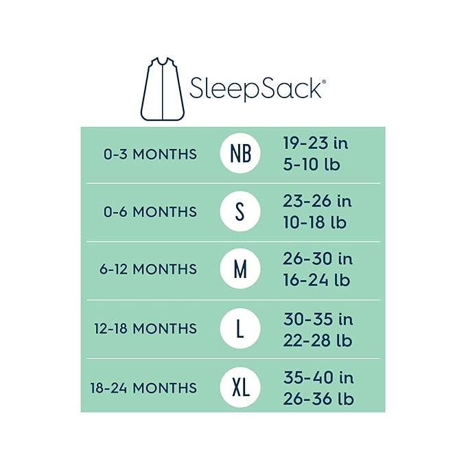 HALO SleepSack, 100% Cotton Wearable Blanket, Swaddle Transition Sleeping Bag, TOG 0.5, Llama Sand, Large, 12-18 Months