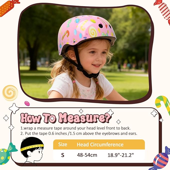 Toddler Kids Bike Helmet,Adjustable for Child Boys Girls,Multi-Sport & Ventilation for Bicycle Scooter Skateboard Skate