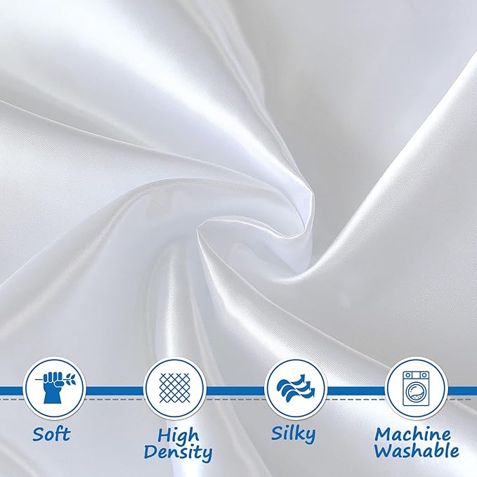 Satin Bassinet Sheet Soft Silk Bassinet Sheets for Baby Hair, Fit for Oval Rectangle and Hourglass Bassinet Mattress, Fitted Bassinet Sheets for Baby Girl Boy White Bassinet Sheets
