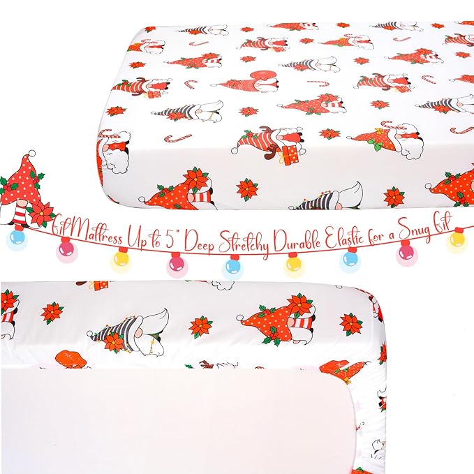 UOMNY Crib Sheet Christmas Fitted Crib Sheets Baby Sheet for Standard Crib and Toddler Mattresses Nursery Bedding Sheet Crib Mattress Sheets for Boys and Girls 1 Pack Space Toddler Sheet