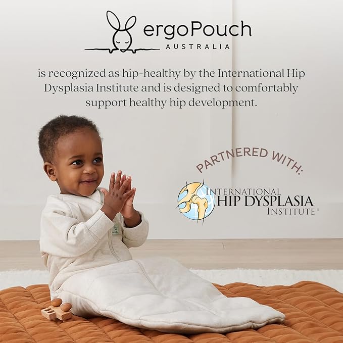 ergoPouch Jersey Sleeping Bag 3.5 TOG – Arms-Out Baby Sleep Sack, Ideal Transition from Swaddling, Slim Fit Keeps Baby Secure & Comfortable, Soft Breathable Fabric (3–12 Months, Daisies)
