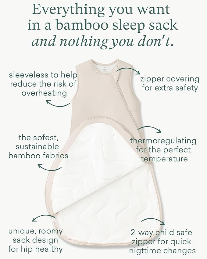 PurComfy Extra-Long Toddler Sleep Sack, Premium Bamboo Viscose Winter Sleeping Bag Supersoft 2.5 TOG Heavy Wearable Blanket 3T-4T-5T