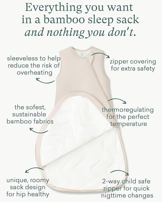 PurComfy Extra-Long Toddler Sleep Sack, Premium Bamboo Viscose Winter Sleeping Bag Supersoft 2.5 TOG Heavy Wearable Blanket 3T-4T-5T