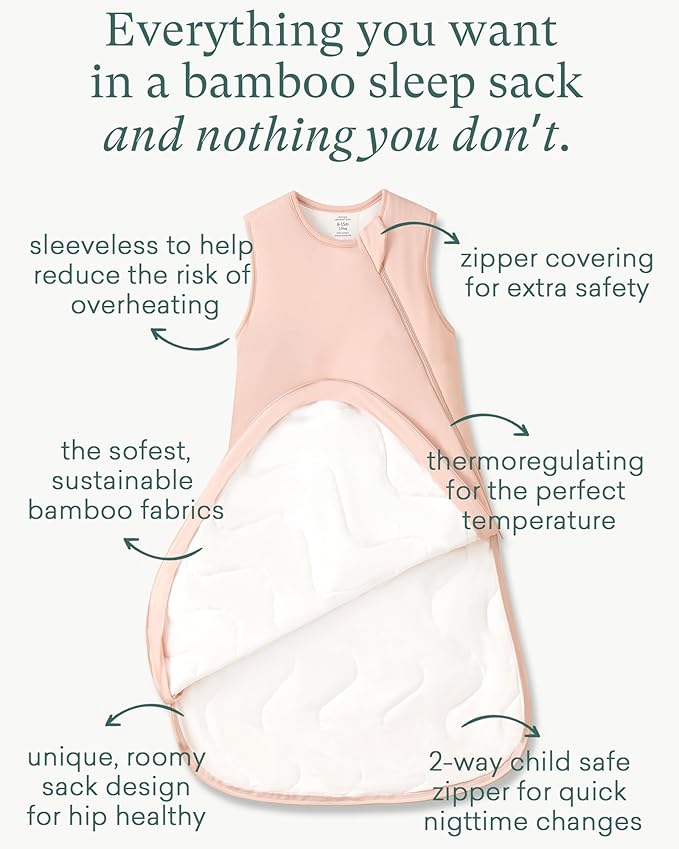 PurComfy Extra-Long Toddler Sleep Sack, Premium Bamboo Viscose Winter Sleeping Bag Supersoft 2.5 TOG Heavy Wearable Blanket 3T-4T-5T