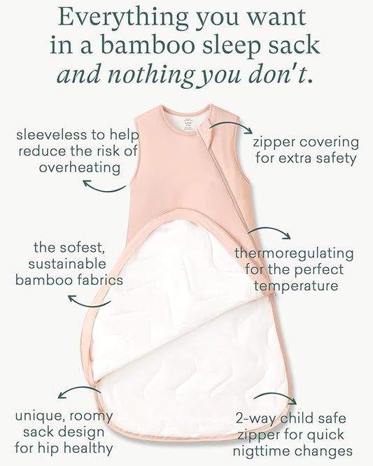 PurComfy Extra-Long Toddler Sleep Sack, Premium Bamboo Viscose Winter Sleeping Bag Supersoft 2.5 TOG Heavy Wearable Blanket 3T-4T-5T