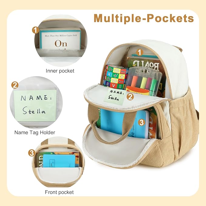 Bluboon Toddler Backpack for Girls Boys 2-4 Cute 12" Preschool Kindergarten Backpacks Kids Daycare Bags School Trave toddler boy christmas gifts for 2 3 4 year old boy
