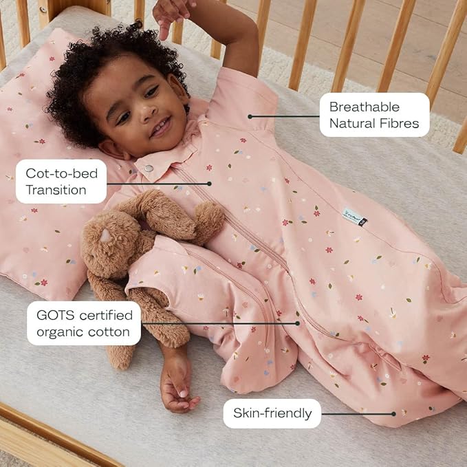ergoPouch Long Sleeve Romper – Slim-Fit Baby Pajamas & Sleep Layer with Front Zip, Breathable & Durable for Sleep