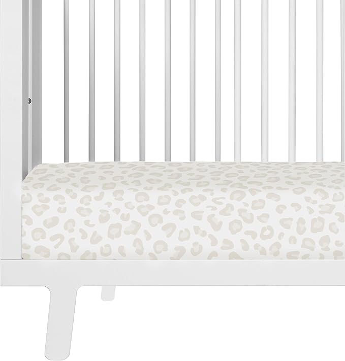Makemake Organics GOTS Certified Organic Cotton Fitted Crib Sheet Soft Breathable (28"x52", Wild)
