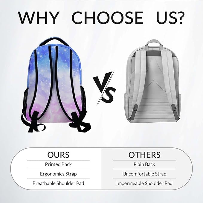 Kids Backpack - Owl Backpack for Girls - Cute Toddlers Bookbag - Durable School Bag for Kindergarten/Preschool/Elementary(17 Inch)