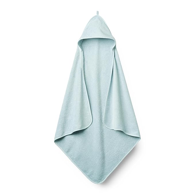 Baby Hooded Towel – Organic Cotton Baby Bath Towels – Baby Towels, Baby Bath Towels for Baby Boy, Baby Girl, 32" x 32" Super-Soft and Absorbent Baby Towels for Newborn (Baby Blue)