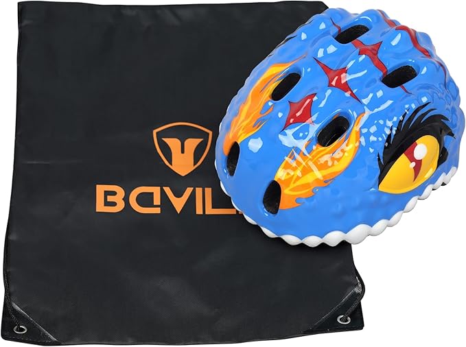 Toddler Kids Bike Helmet,3D Dinosaur Helmets for Boys Girls Infant/Baby to Children 1/2/3/4/5/6/7/8 Years Old Lightweight Adjustable Multi-Sports Bicycle Scooter Skateboard Skating Cycling