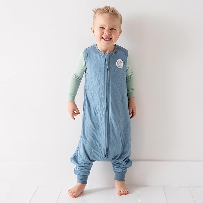 Dreamland Baby Toddler Sleep Sack with Feet, 1.0 TOG Temperature Rating - Ultra Soft Viscose Wearable, Breathable