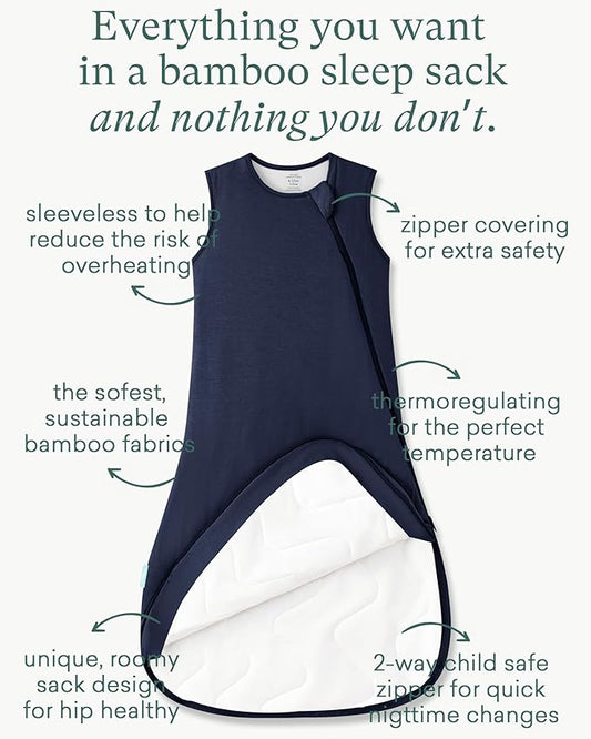 PurComfy Extra-Long Toddler Sleep Sack, Premium Bamboo Viscose Warm Sleeping Bag Supersoft 1.0 TOG Wearable Blanket 3T-4T-5T