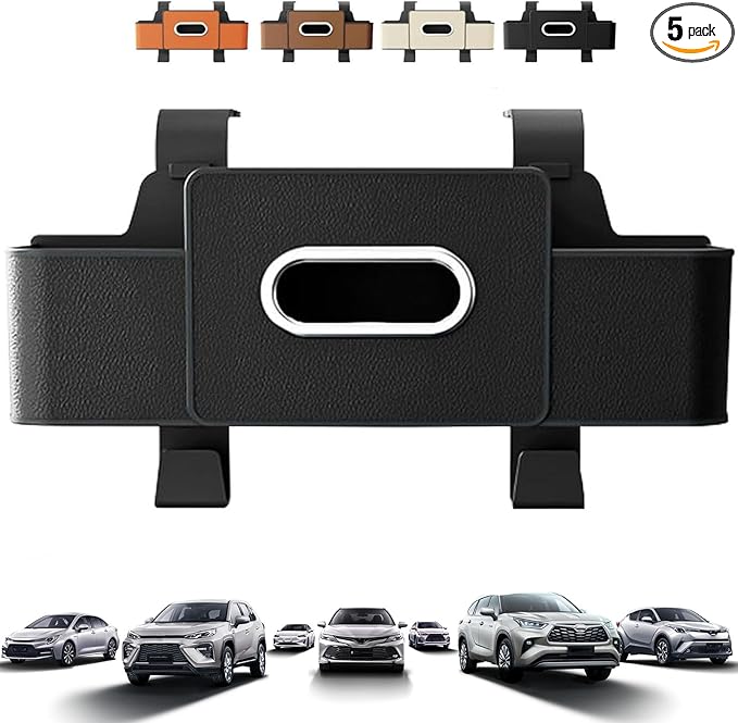 Back Seat Car Organizer,2026 New 4 in 1 Multifunctional Car Back Seat Storage Box with Drink Cup Holder Tissue Box, Car Seat Gap Filler Organizer for Hold Phone,Snacks, Drinks, Handbag (Black)