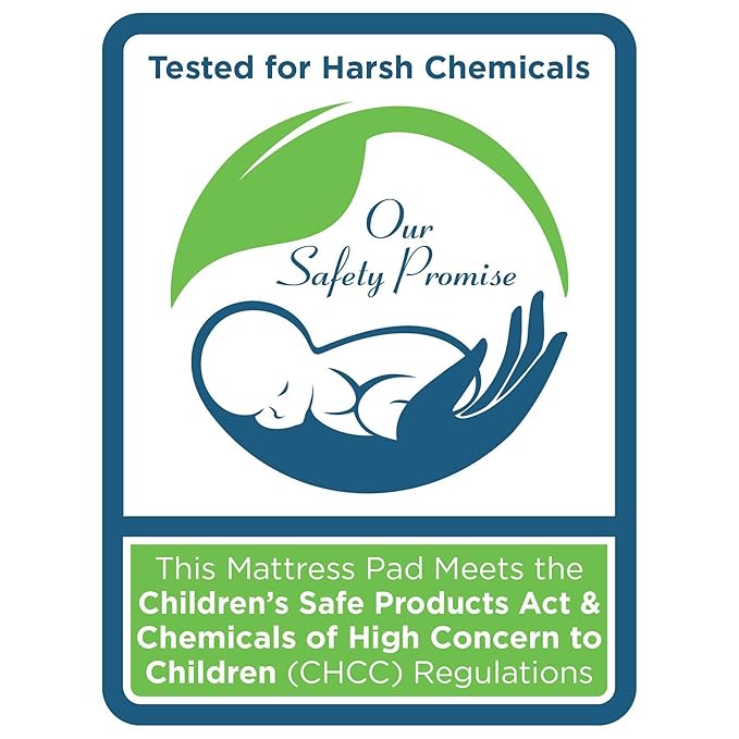 Sealy Baby SafetyCase Protective Waterproof Fitted Zippered Infant Crib Mattress Protector Pad and Toddler Bed Cover Encasement, Bug and Allergy Protection, Machine Washable, 52” x 28”- White