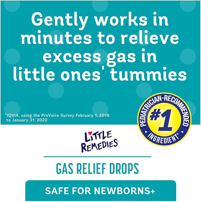 Little Remedies Baby Gas Drops, 1 Fl Oz (Pack of 3)