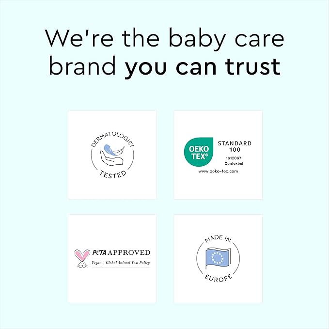 LILLYDOO Baby Diapers - Size 6 (29+ lbs), Monthly Supply (114 Count), Leak Protection, Skin-Friendly, Ultrasoft, Perfume- & Chlorine-Free, Hypoallergenic, Dermatologist Tested, Oeko-TEX®