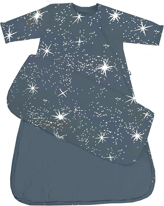 GUNAMUNA Unisex Long-Sleeve Sleep Sack, Wearable Sleep Bag for Toddlers and Babies, Soft Rayon, 2.6 TOG