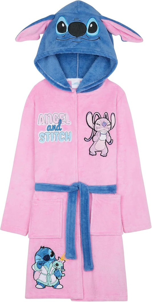 Get Trend Fleece Bathrobe for Girls, Teens, Dressing Gown, Soft Hooded Robe, Cozy Loungewear, Sleepwear Gifts for Girls